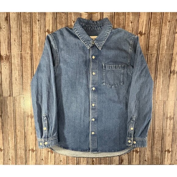 Octobre Editions Other - Octobre Editions Spence heavy denim Shirt overshirt size L NWOT mspr $189